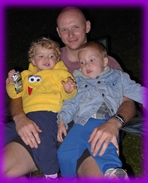 Marshall with kids